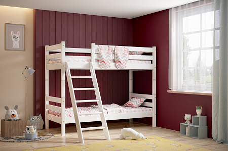 Вариант 10 Двухъярусная кровать Соня с наклонной лестницей